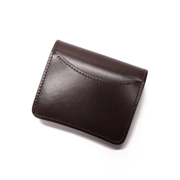 画像7: WILD SWANS(ワイルドスワンズ)PALM-V2(パームV2)コンパクトウォレット"サドルプルアップ"/Choco(チョコ) (7)