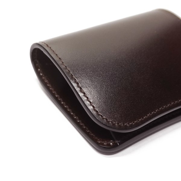 画像3: WILD SWANS(ワイルドスワンズ)PALM-V2(パームV2)コンパクトウォレット"サドルプルアップ"/Choco(チョコ) (3)