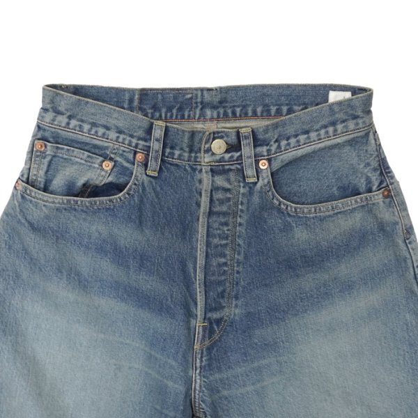画像3: blurhms ROOTSTOCK(ブラームスルーツストック)13.5oz Denim Pants Wide(13.5ozデニムパンツ ワイド)/ Used Indigo(ユーズドインディゴ)【裾上げ無料】 (3)