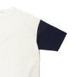 画像4: alvana（アルヴァナ）20/- Baseball Tee Shirt（20/ ベースボールTシャツ）/ White（ホワイト） (4)