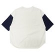 画像2: alvana（アルヴァナ）20/- Baseball Tee Shirt（20/ ベースボールTシャツ）/ White（ホワイト） (2)