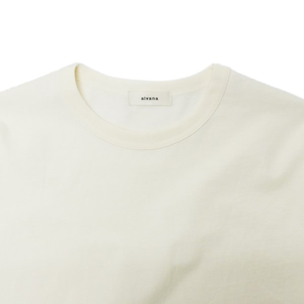 画像3: alvana（アルヴァナ）20/- Baseball Tee Shirt（20/ ベースボールTシャツ）/ White（ホワイト） (3)