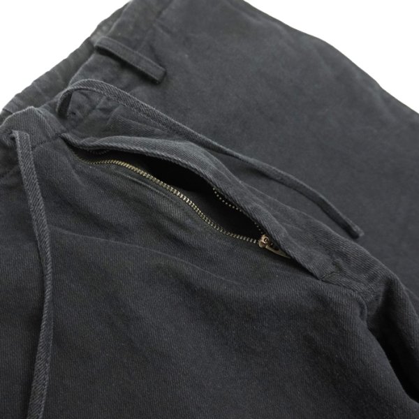 画像4: alvana(アルヴァナ)NATURAL TWILL EASY PANTS(ナチュラルツイル イージーパンツ)/ INK Black(インクブラック) (4)