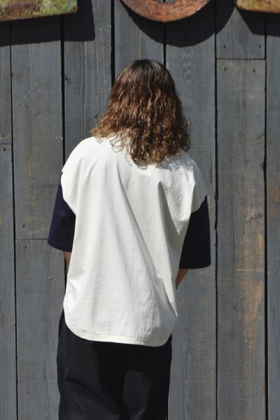 画像9: alvana（アルヴァナ）20/- Baseball Tee Shirt（20/ ベースボールTシャツ）/ White（ホワイト） (9)