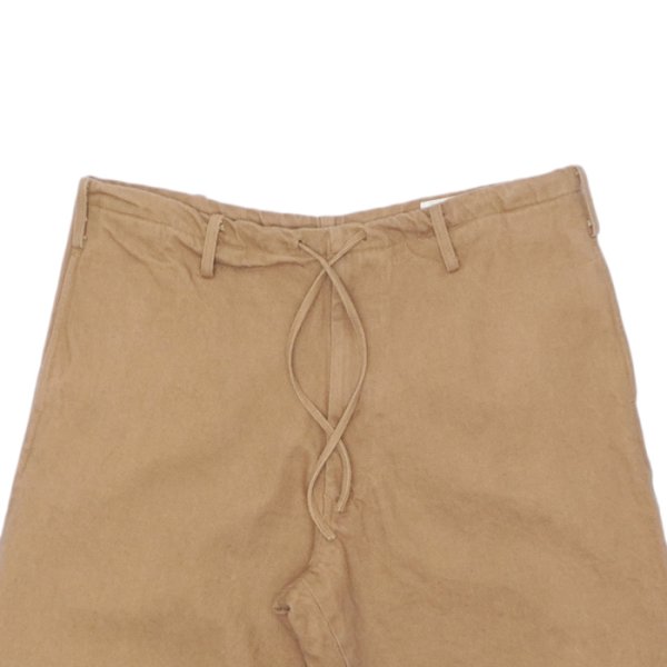 画像2: alvana(アルヴァナ)NATURAL TWILL EASY PANTS(ナチュラルツイル イージーパンツ)/ Brown(ブラウン) (2)