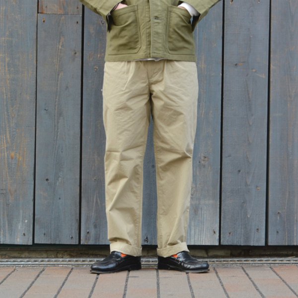 画像7: F.O.B FACTORY(エフオービーファクトリー)TRAVEL PANTS(トラベルパンツ)/ KHAKI(カーキ)【裾上げ無料】 (7)