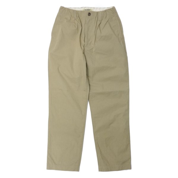 画像2: F.O.B FACTORY(エフオービーファクトリー)TRAVEL PANTS(トラベルパンツ)/ KHAKI(カーキ)【裾上げ無料】 (2)