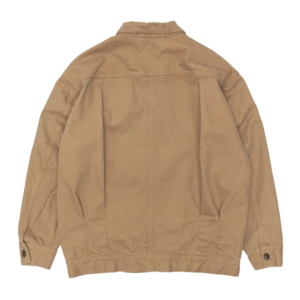 画像2: alvana(アルヴァナ)NATURAL TWILL SHORT JACKET(ナチュラルツイルショートジャケット)/ Brown(ブラウン) (2)
