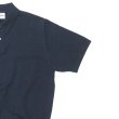 画像4: Yonetomi NEW BASIC（ヨネトミニューベーシック）LIGHT WAVE COTTON KNIT POLO（ライトウェーブコットンニットポロシャツ）/ Navy（ネイビー） (4)