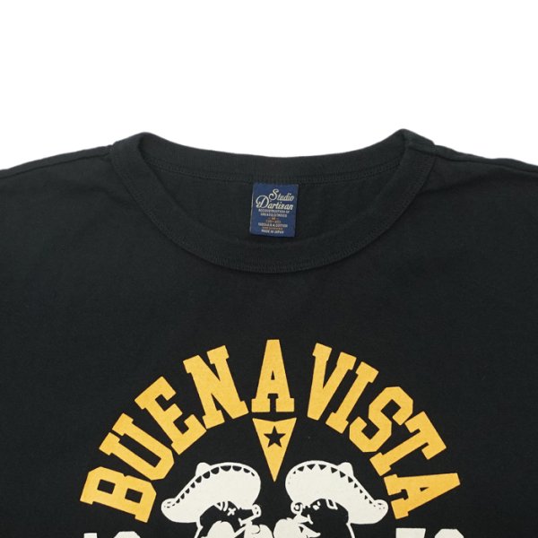 画像6: STUDIO D'ARTISAN(ステュディオ・ダ・ルチザン)USAコットンプリントTシャツ / White(ホワイト)・Black(ブラック) (6)