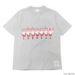 画像2: felco（フェルコ） HI-CREW NECK S/S T-SHIRTS（ハイクルーネック S/S Tシャツ）”CORNELL UNIVERSITY PRINT" / White（ホワイト）・Lt Grey（ライトグレー） (2)