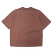 画像2: alvana（アルヴァナ）空紡 SHORT SLEEVE TEE SHIRTS（空紡ショートスリーブTシャツ）/ Red Brown（レッドブラウン） (2)