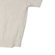 画像4: Yonetomi NEW BASIC（ヨネトミニューベーシック）LIGHT WAVE COTTON KNIT POLO（ライトウェーブコットンニットポロシャツ）/ Ecru（エクリュ） (4)