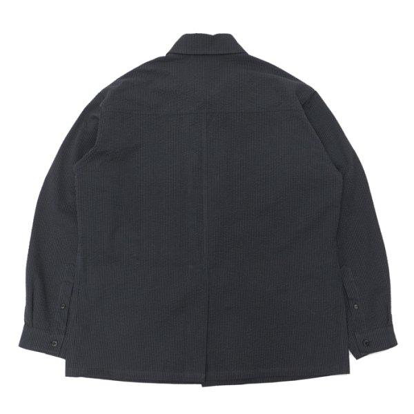 画像2: 【PointUp10%11/10迄】KAPTAIN SUNSHINE(キャプテンサンシャイン)Safari Shirt Jacket(サファリシャツジャケット)/ Navy Black (ネイビーブラック) (2)