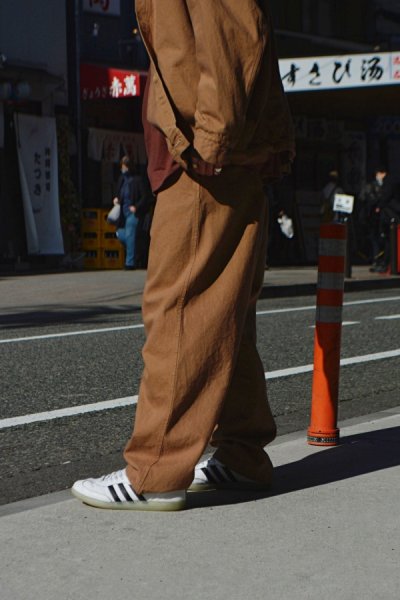画像7: alvana(アルヴァナ)NATURAL TWILL EASY PANTS(ナチュラルツイル イージーパンツ)/ Brown(ブラウン) (7)