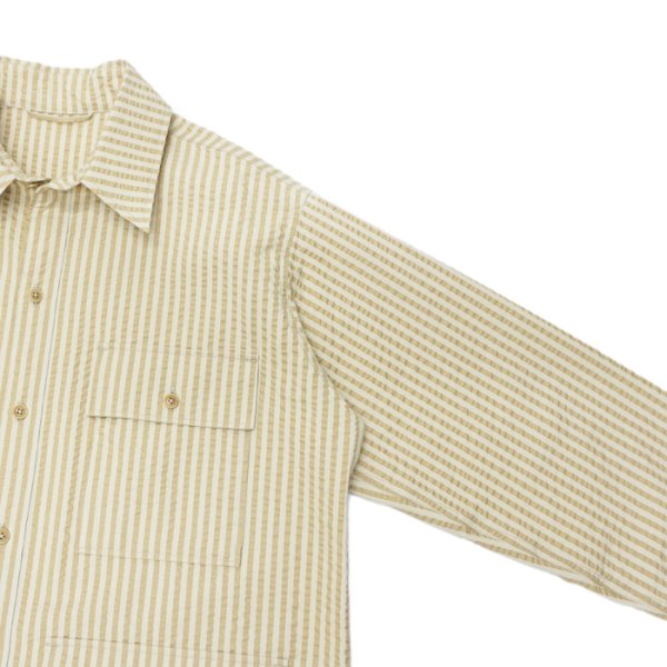 画像4: 【PointUp10%11/10迄】KAPTAIN SUNSHINE(キャプテンサンシャイン)Safari Shirt Jacket(サファリシャツジャケット)/ Golden Ecru(ゴールデンエクリュ) (4)