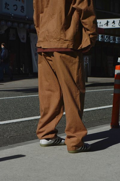 画像8: alvana(アルヴァナ)NATURAL TWILL EASY PANTS(ナチュラルツイル イージーパンツ)/ Brown(ブラウン) (8)