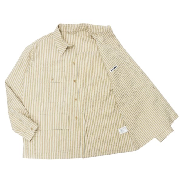 画像6: 【PointUp10%11/10迄】KAPTAIN SUNSHINE(キャプテンサンシャイン)Safari Shirt Jacket(サファリシャツジャケット)/ Golden Ecru(ゴールデンエクリュ) (6)