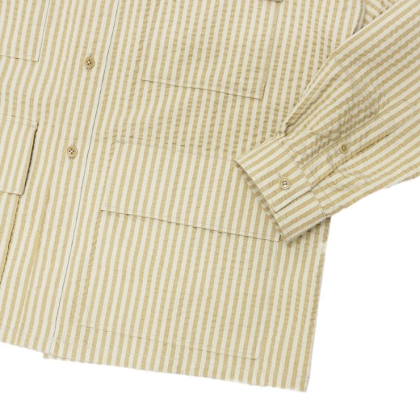 画像5: 【PointUp10%11/10迄】KAPTAIN SUNSHINE(キャプテンサンシャイン)Safari Shirt Jacket(サファリシャツジャケット)/ Golden Ecru(ゴールデンエクリュ) (5)