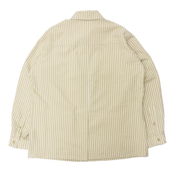 画像2: 【PointUp10%11/10迄】KAPTAIN SUNSHINE(キャプテンサンシャイン)Safari Shirt Jacket(サファリシャツジャケット)/ Golden Ecru(ゴールデンエクリュ) (2)