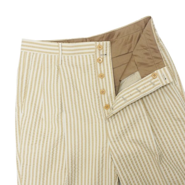 画像5: 【PointUp10%11/10迄】KAPTAIN SUNSHINE(キャプテンサンシャイン)Skate Shoecut Slacks(スケートシューカットスラックス) / Golden Ecru(ゴールデンエクリュ) (5)