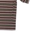 画像5: BARBARIAN（バーバリアン）Light Weight Crew Neck Shirt S/S（ライトウェイトクルーネックシャツS/S） ”Bcrs Stripes Repeat" / Moss×Harvard×V,Gold×Brown（グレー×グラファイト） (5)