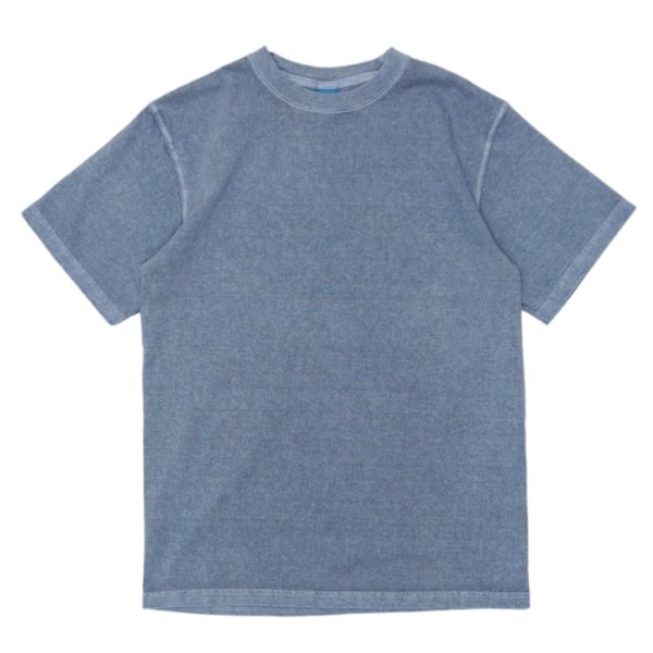 画像1: Good On（グッドオン）Short Sleeve Crew Neck Tee（ショートスリーブクルーネックTシャツ）"Pigment Dye" / Ajisai（アジサイ） (1)
