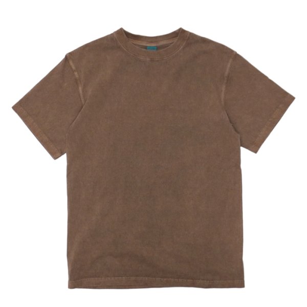 画像1: Good On（グッドオン）Short Sleeve Crew Neck Tee（ショートスリーブクルーネックTシャツ）"Pigment Dye" / Brown（ブラウン） (1)