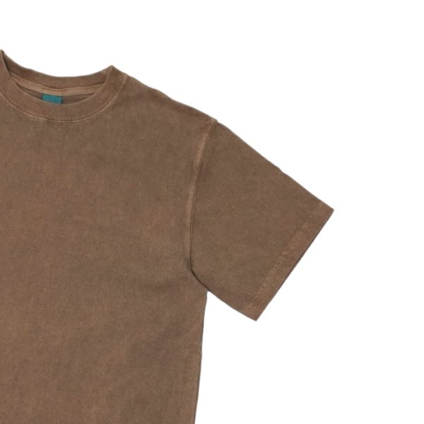 画像4: Good On(グッドオン)Short Sleeve Crew Neck Tee(ショートスリーブクルーネックTシャツ)"Pigment Dye" / Brown(ブラウン) (4)