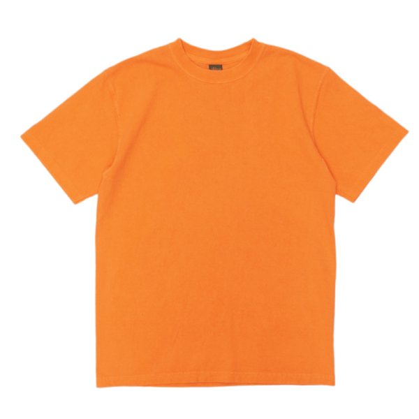 画像1: Good On（グッドオン）Short Sleeve Crew Neck Tee（ショートスリーブクルーネックTシャツ）"Pigment Dye" / Orange（オレンジ） (1)