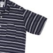 画像5: Post O'Alls（ポストオーバーオールズ）No,1 Shirt S/S（No,1シャツ S/S）"Holizontal Stripe" / Navy（ネイビー） (5)