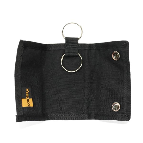 画像2: KELTY(ケルティ)KEY CASE(キーケース)"CORDURA 500D Nylon" / Black(ブラック) (2)