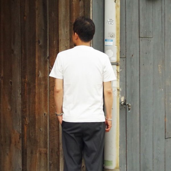 画像12: free rage(フリーレイジ)リサイクルコットンプリントTee "Gyoza Boy"FP/ White(ホワイト)・Sumi(スミクロ) (12)