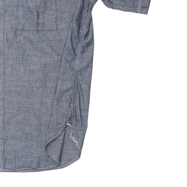 画像5: 【PointUp10%11/10迄】Post O'Alls(ポストオーバーオールズ)No,6 Shirt S/S(No,6 シャツ S/S)"Classic Chambray" / Indigo(インディゴ) (5)