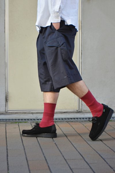 画像12: 【PointUp10%11/10迄】ENGINEERED GARMENTS(エンジニアードガーメンツ)Gurkha Short(グルカショーツ)"Hight Count Twill" / Dk,Navy(ダークネイビー) (12)