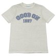 画像1: Good On（グッドオン）Logo Print Short Sleeve Crew Neck Tee（ロゴプリントショートスリーブクルーネックTシャツ）"GOOD ON 1997"/Ash（アッシュグレー） (1)