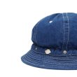 画像2: DECHO（デコー）STANDARD KOME HAT（スタンダードコメハット）COTTON LINEN DENIM/S.Blue（S.ブルー） (2)