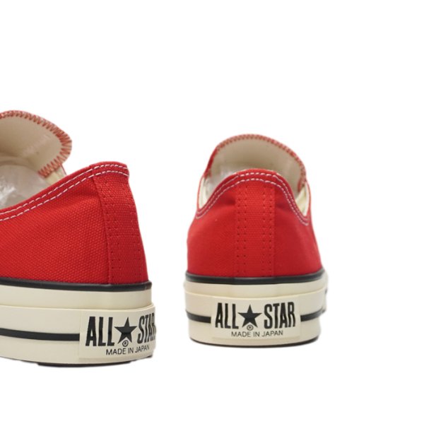 画像4: ＜40%OFF＞CONVERSE（コンバース）CANVAS ALL STAR J OX（キャンバスオールスターJ OX）/ Red（レッド）※US:7.0のみ (4)