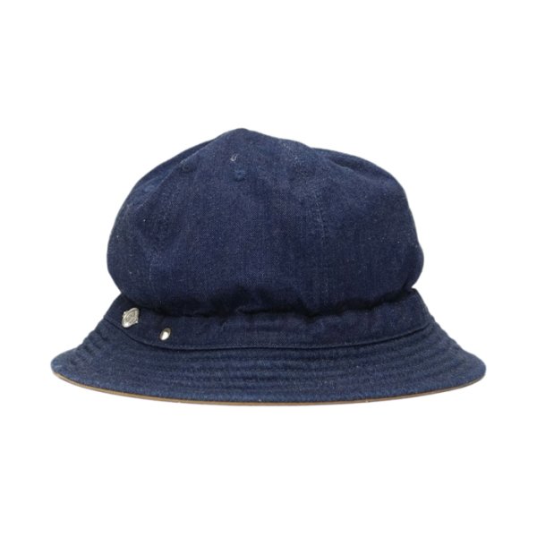 画像1: DECHO（デコー）STANDARD KOME HAT（スタンダードコメハット）10oz DENIM/Indigo（インディゴ） (1)