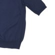 画像5: KAPTAIN SUNSHINE（キャプテンサンシャイン）Cotton Knit Polo Shirt（コットンニットポロシャツ）/ Navy（ネイビー） (5)