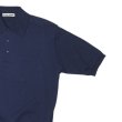 画像4: KAPTAIN SUNSHINE（キャプテンサンシャイン）Cotton Knit Polo Shirt（コットンニットポロシャツ）/ Navy（ネイビー） (4)