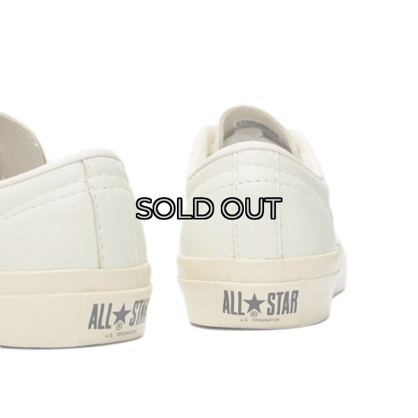 画像4: CONVERSE(コンバース)STAR&BARS(スター&バーズ)"US LEATHER" / Off White×Blue(オフホワイト×ブルー) (4)