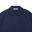 画像3: KAPTAIN SUNSHINE（キャプテンサンシャイン）Cotton Knit Polo Shirt（コットンニットポロシャツ）/ Navy（ネイビー） (3)