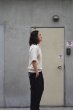 画像8: Yonetomi NEW BASIC（ヨネトミニューベーシック）LIGHT WAVE COTTON KNIT POLO（ライトウェーブコットンニットポロシャツ）/ Ecru（エクリュ） (8)