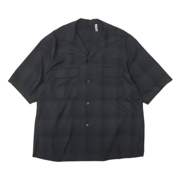 画像1: KAPTAIN SUNSHINE（キャプテンサンシャイン）Open Collar SS Shirt（オープンカラーSSシャツ）/ Dark Ombre（ダークオンブレ） (1)