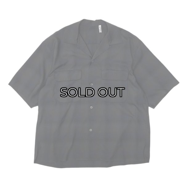 画像1: KAPTAIN SUNSHINE（キャプテンサンシャイン）Open Collar SS Shirt（オープンカラーSSシャツ）/ Dark Ombre（ダークオンブレ） (1)