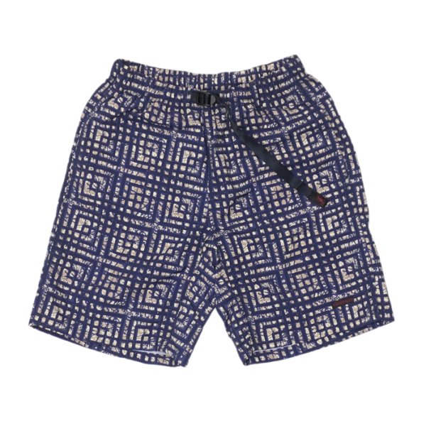 画像1: GRAMICCI（グラミチ）NYLON PACKABLE G-SHORT（ナイロンパッカブルGショーツ）"Resycle Nylon" / Batik Navy（バティックネイビー） (1)