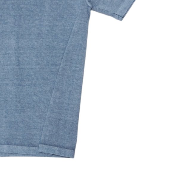 画像5: Good On（グッドオン）Short Sleeve Henley Neck Tee（ショートスリーブヘンリーネックTシャツ）"Pigment Dye" / Ajisai（アジサイ） (5)