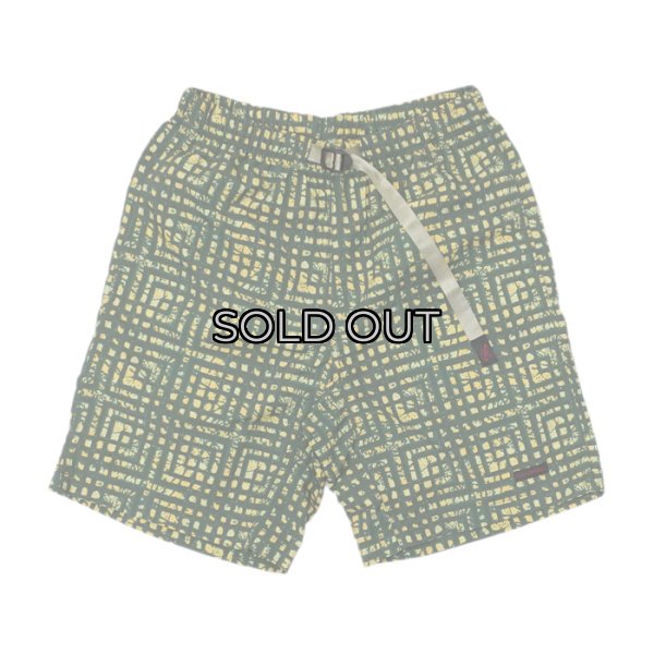 画像1: Gramicci（グラミチ）NYLON PACKABLE G-SHORT（ナイロンパッカブルGショーツ）"Resycle Nylon" / Batik Green（バティックグリーン） (1)