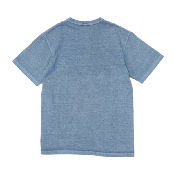 画像2: Good On（グッドオン）Short Sleeve Henley Neck Tee（ショートスリーブヘンリーネックTシャツ）"Pigment Dye" / Ajisai（アジサイ） (2)
